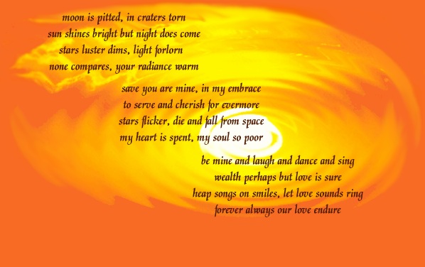 You are my one great love!